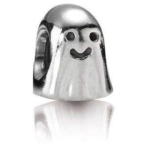 Ghost Halloween Retired Pandora Charm S925 ALE 790202